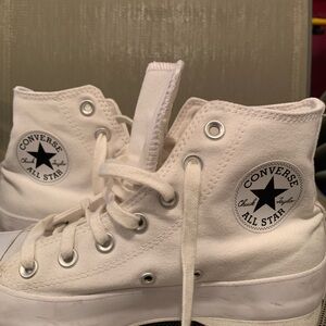 Converse White High Top Sneakers